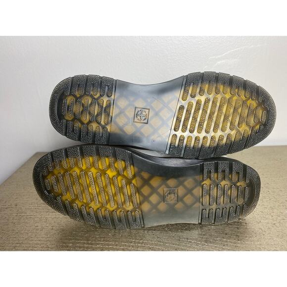 NEW DR MARTENS BOOTS WOMENS FAIRY GRUNGE EDGY WHITE LEATHER COMBAT BLACK ZAVALA - Picture 10 of 10